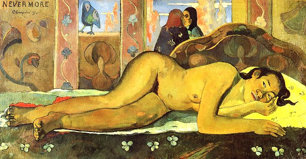 Paul Gauguin Nevermore Wandbild