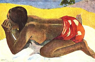 Paul Gauguin Otahi allein Wandbild