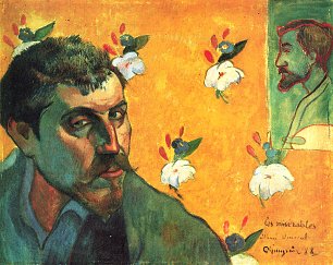 Paul Gauguin SelbstPortrait Les Miserables Wandbild