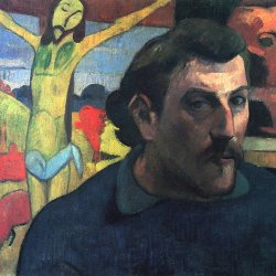Paul-Gauguin-Selbstbildnis-mit-gelbem-Christus