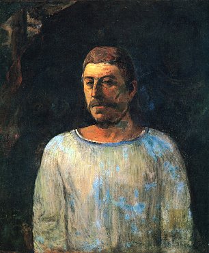 Paul Gauguin Selbstbildnis pres du Golgotha Wandbild