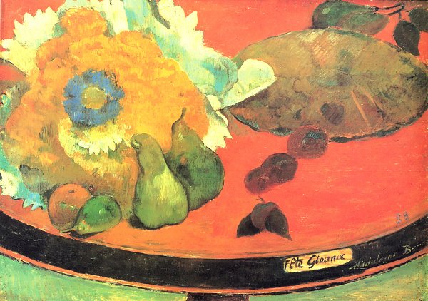 Paul Gauguin Stillleben a la fete Gloanec Wandbild