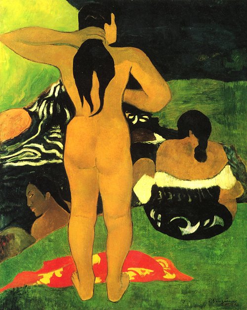 Paul Gauguin Tahiterinnen am Strand Wandbild
