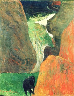 Paul Gauguin Ueber dem Abgrund Wandbild