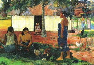 Paul Gauguin Warum bist du boese Wandbild