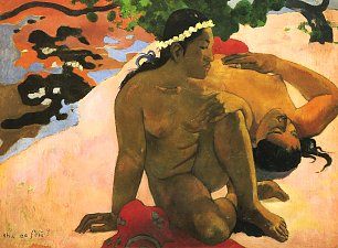 Paul Gauguin Wie bist du eifersuechtig Wandbild