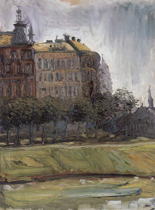 Richard Gerstl Am Donaukanal Wandbild