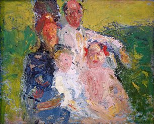 Richard Gerstl Familie Schoenberg Wandbild