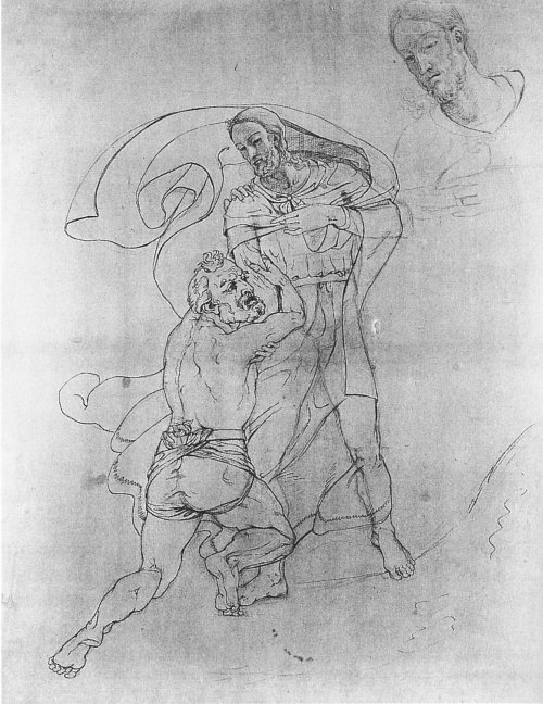Richard Gerstl Petrus und Christus Wandbild