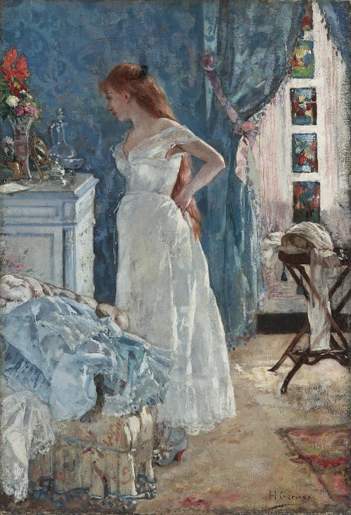 Henri Gevex La toilette Wandbild