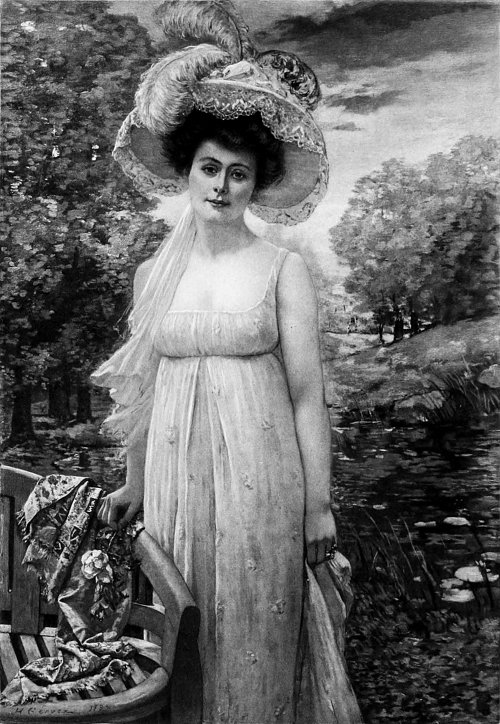 Henri Gevex Portrait de Madame G Wandbild