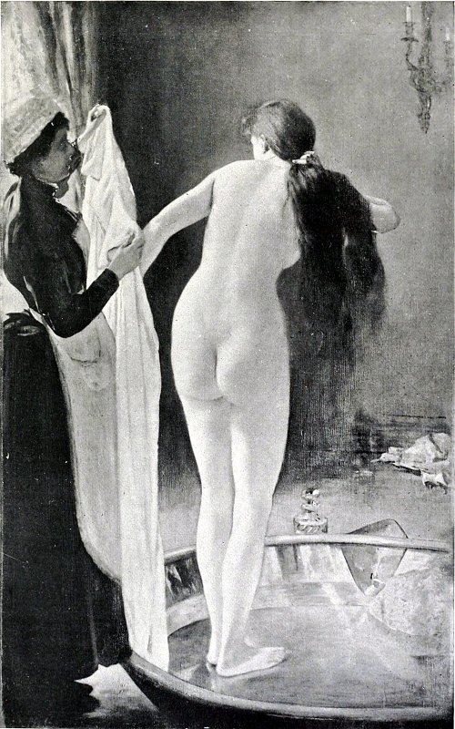 Henri Gevex The Tub Wandbild