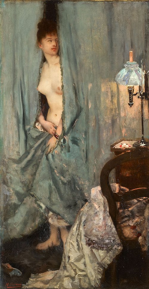 Henri Gevex Unexpected Visit Wandbild