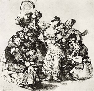 Francisco de Goya El Vito Wandbild