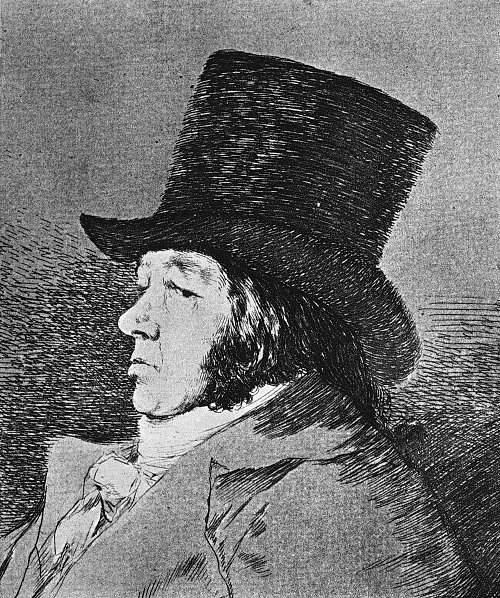 Francisco de Goya Folge der Caprichos 1 Wandbild
