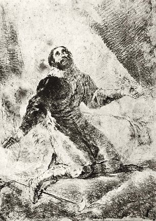 Francisco de Goya San Isidor Wandbild