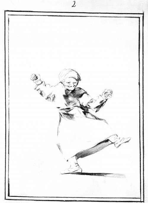 Francisco de Goya Schwarzrand Album 1 Wandbild