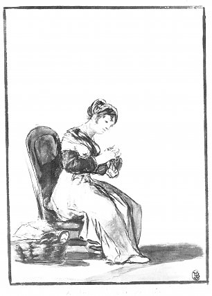 Francisco de Goya Schwarzrand Album 29 Wandbild