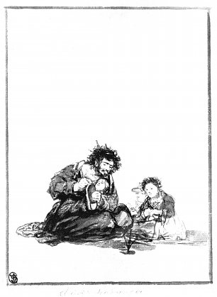 Francisco de Goya Schwarzrand Album 32 Wandbild