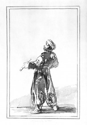Francisco de Goya Schwarzrand Album 4 Wandbild