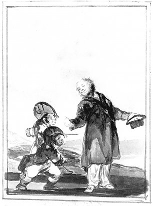 Francisco de Goya Schwarzrand Album 7 Wandbild