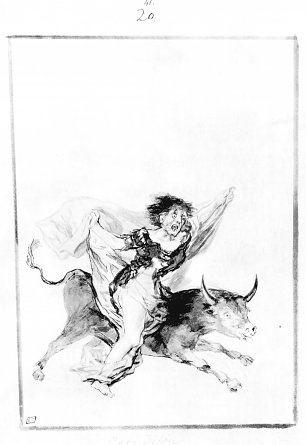 Francisco de Goya Schwarzrand Album 9 Wandbild