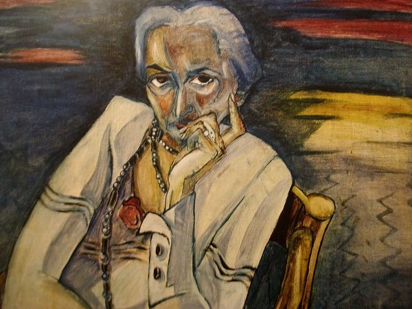 Walter Gramatte Portraet Rosa Schapire Wandbild