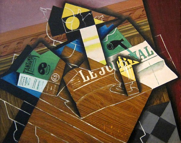 Juan Gris Fantomas Wandbild