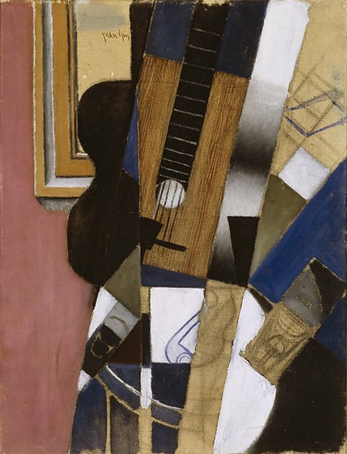 Juan Gris Guitar and Pipe Wandbild