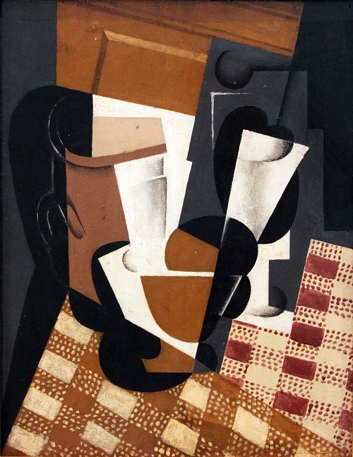 Juan Gris Krug und Glas Wandbild