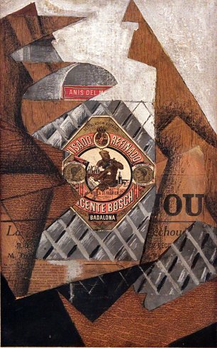 Juan Gris La botella de anis Wandbild