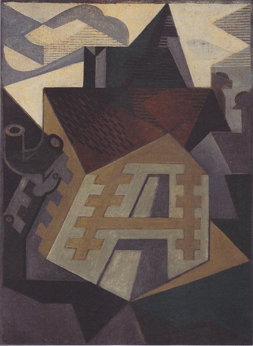 Juan Gris Landschaft bei Beaulieu Wandbild