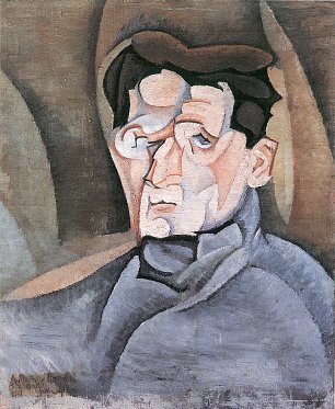 Juan Gris Portrait Maurice Raynal Wandbild