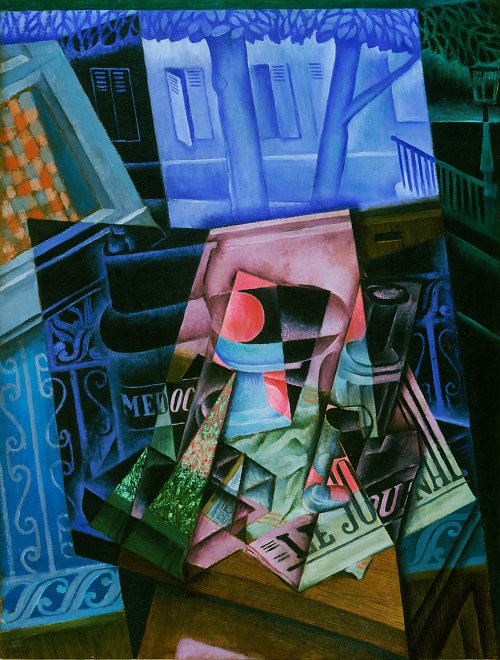 Juan Gris Still Life before an Open Window Place Ravignan Wandbild