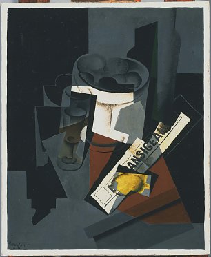 Juan Gris Still Life with Newspaper Wandbild