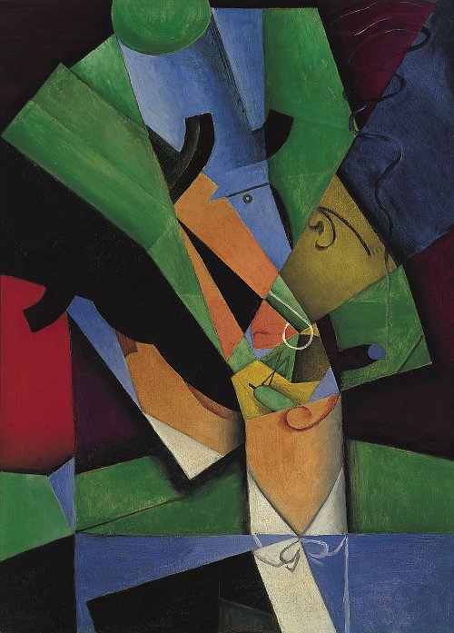 Juan Gris The Smoker Wandbild