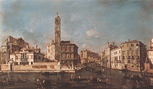 Francesco Guardi Der Canale Grande bei San Geremia Wandbild