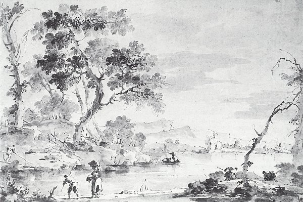 Francesco Guardi Feldlandschaft Wandbild