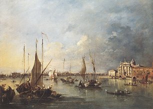 Francesco Guardi San Giorgio Maggiore von der Giudecca aus gesehen Wandbild