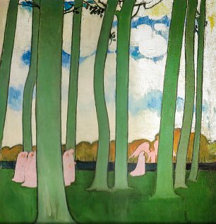 Maria Gutierrez Blanchard Landscape with green trees Wandbild