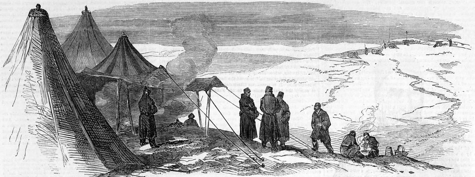 Constantin Guys Cooking tent at Kalafat Wandbild