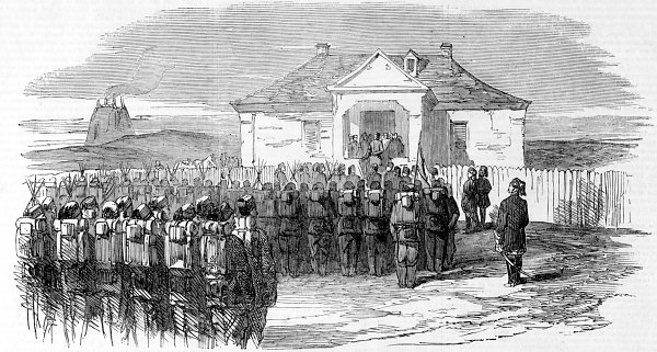 Constantin Guys Distribution of the Medjidie, After the Battle of Citate Wandbild
