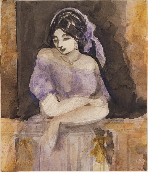 Constantin Guys Young Spanish Girl Wandbild