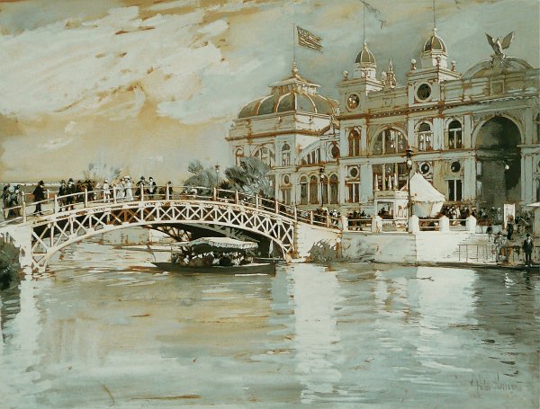Childe Hassam Columbian exposition Chicago Wandbild
