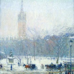 Childe-Hassam-Madison-square-snowstorm