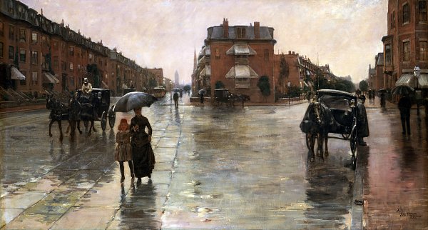 Childe Hassam Rainy day Boston Wandbild