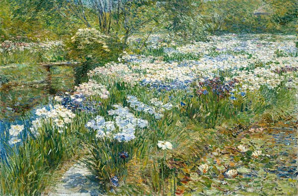 Childe Hassam The Water Garden Wandbild