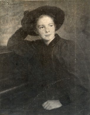 Paul Höcker Portrait einer Dame