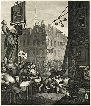 William Hogarth Beer Street Wandbild
