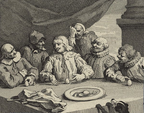 William Hogarth Columbus Breaking the Egg Wandbild